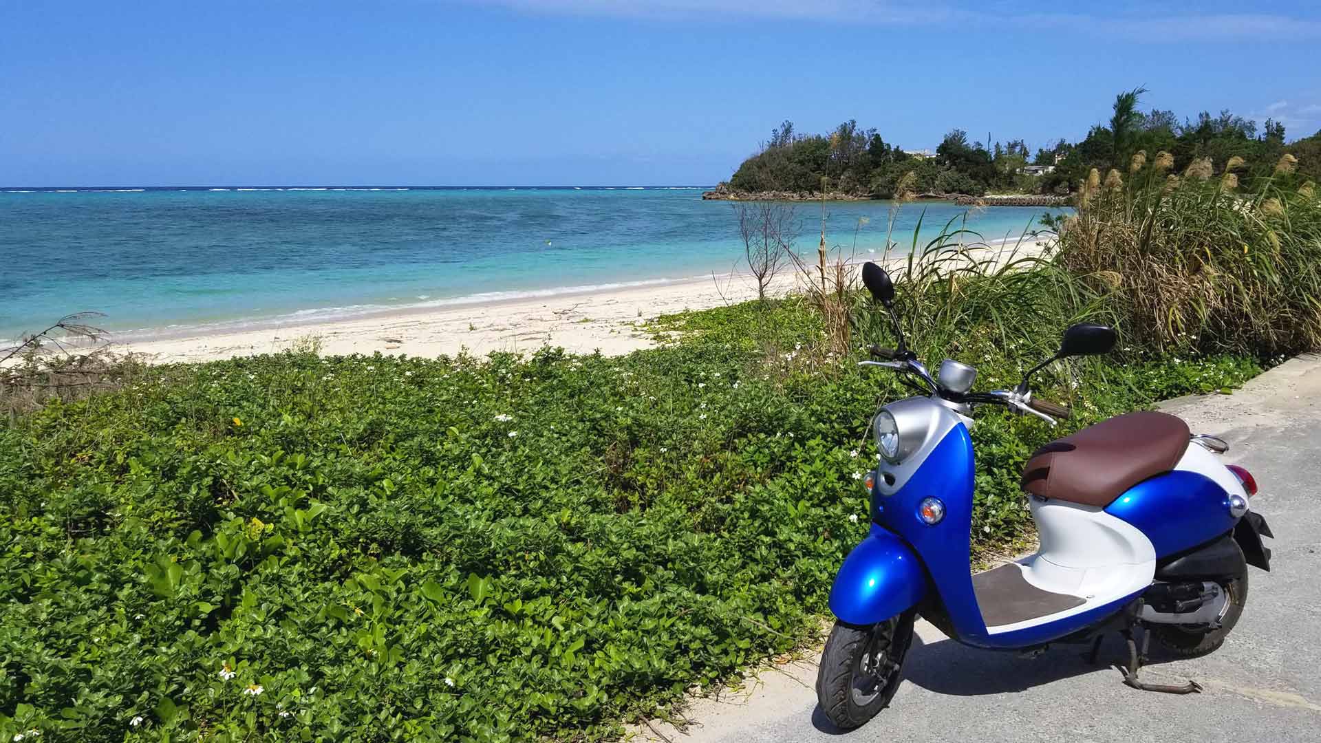 沖縄北部の旅 本部町 今帰仁村 古宇利島をレンタルバイクでめぐっ