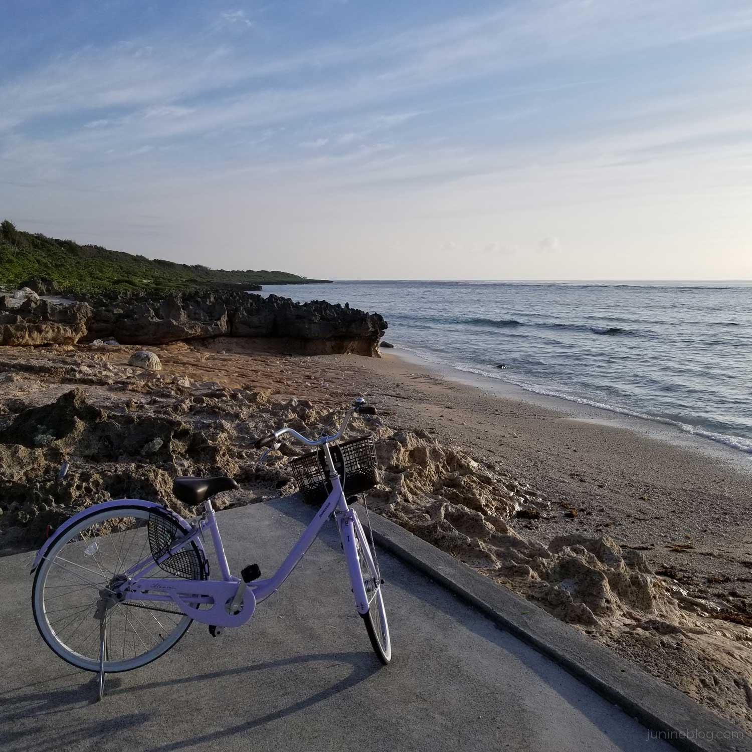 ピザ浜と自転車